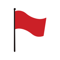 red flag graphic
